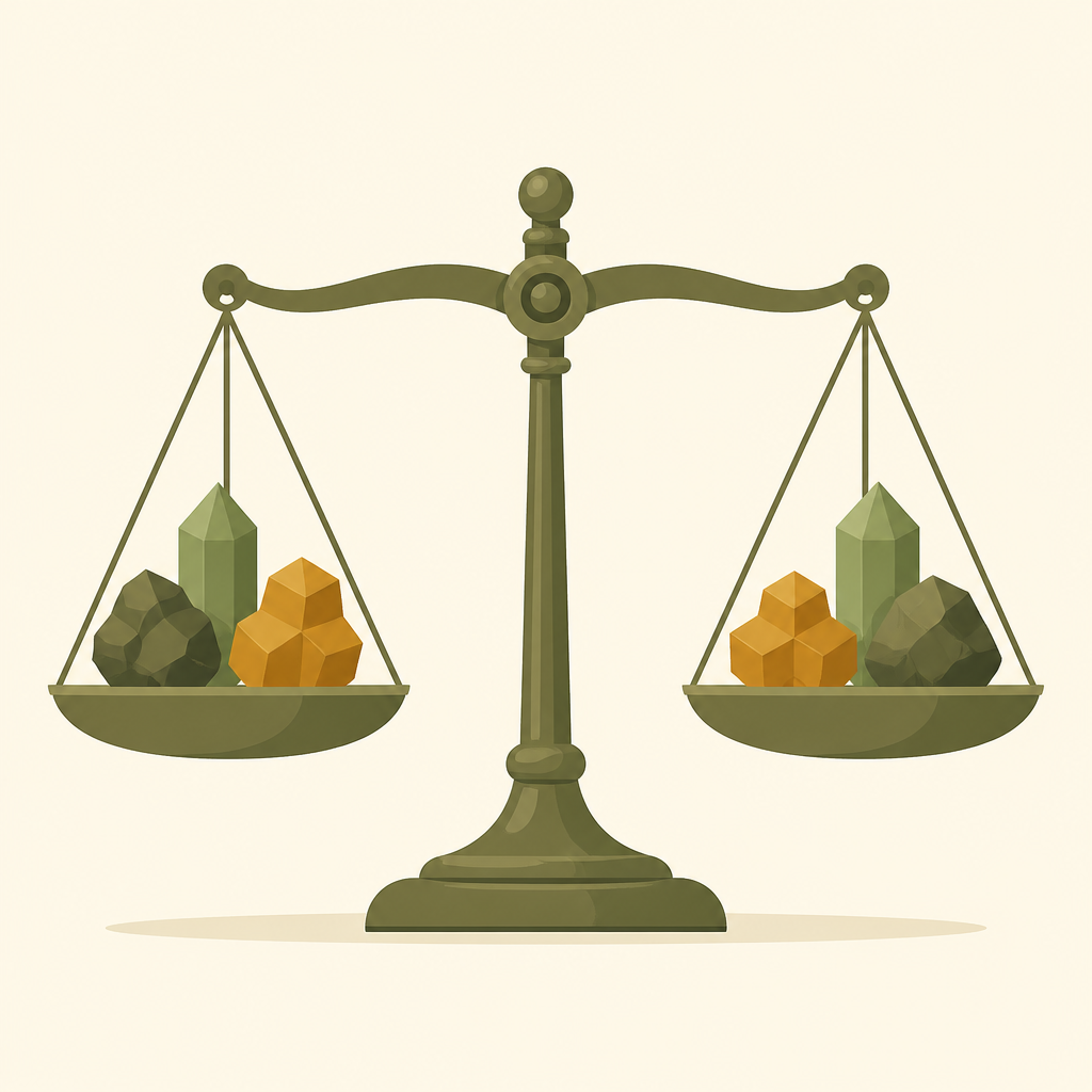 Body chemistry balance illustration